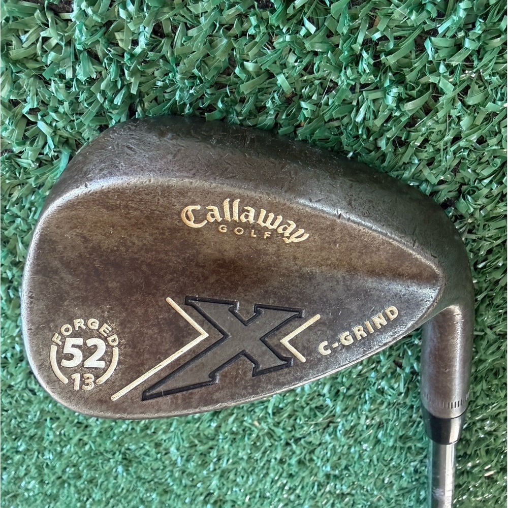 Callaway X Forged C-Grind 52 Degree 13 Bounce Raw SW MD Grooves